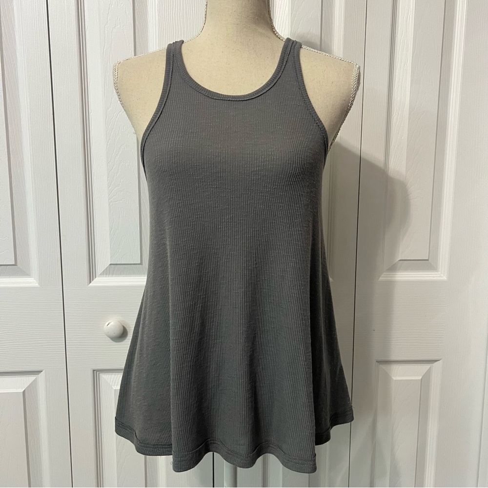 Free People Grey Swingy Tank Top Size Small